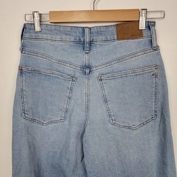 Madewell Jeans Women 26 T Blue Denim The Curvy Perfect Vintage Wide Leg Crop‎ - Picture 4 of 13
